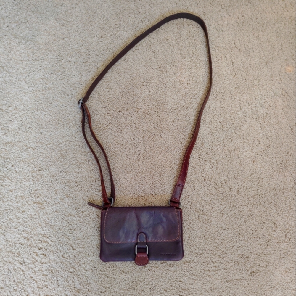 NEW Jack Georges Leather Bag